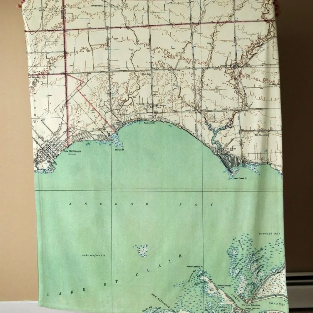NEW without TAGS PLUSH Anchor Bay fleece blanket